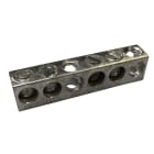 NVENT ERIFLEX - Barra messa terra neutro alluminio stagnato 4 connessioni mors.