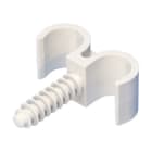NVENT CADDY - Clip fissatubo doppio con inserto a percussione, 16mm OD RING FRF/2 DOUBLE P CLIP PLUG.