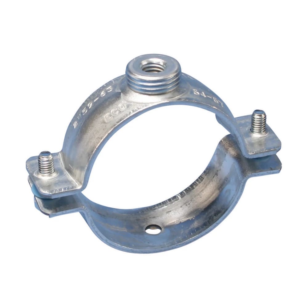 NVENT CADDY - PX NI Morsetto per tubi, Acciaio, EG, 21-25 mm OD, 1/2" Filettatura, 27 mm, ST, 15 DN, M10 R.