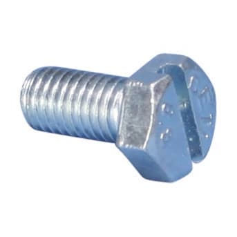 NVENT CADDY - Bullone a testa esagonale scanalato M8, vite da 16 mm - Slotted hex head bolt M8 screw, 16 mm SC.