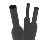 ETELEC - Guaina termorestringente nera 2:1 in dispenser a basso spessore per diametro cavo 11,4-17,1 mm