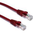 EXCEL - Cavo Patch Excel Cat6 U/UTP Non Schermato LSOH Blade Booted 1 m Rosso