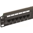 EXCEL - PATCH PANEL 24 RJ45 CAT5E UTP NERO