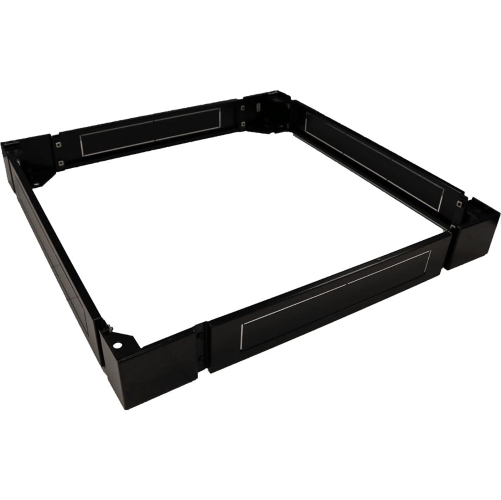EXCEL - Piedistallo Environ 600 mm di Larghezza x 600 mm di Profondità, per Rack CR/ER Nero
