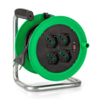FANTON - Avvolgicavo ZEUS 15m 3G1 spina S11, 4 prese P40, con interruttore di sovraccarico