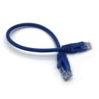 FANTON - Cavo 0,25m RJ45 cat.6 U/UTP, colore blu