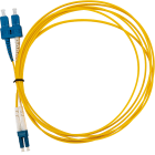 FANTON - Bifibra 1m OS2 LSZH LC-LC, colore giallo