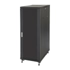 FANTON - Armadio STANDARD 600x1610x600mm 32U, porta a vetro, colore nero
