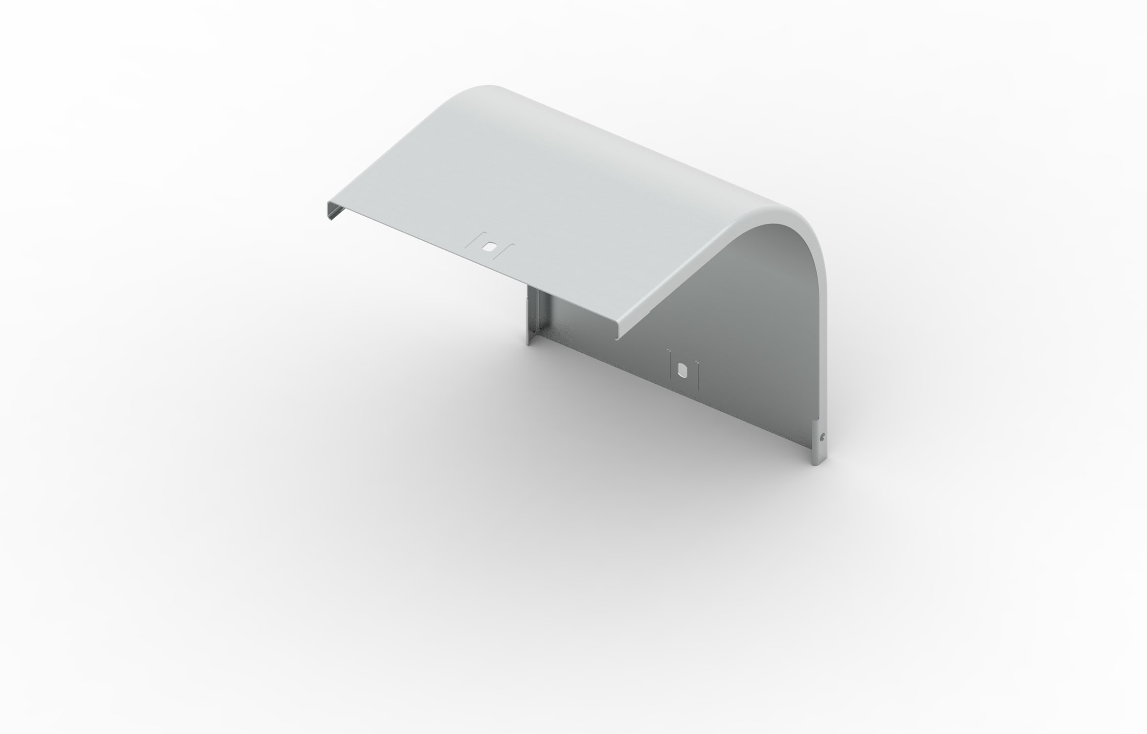 FEMI-CZ - COPERC. CURVA 90 BASSO 400(75)-R=100 S