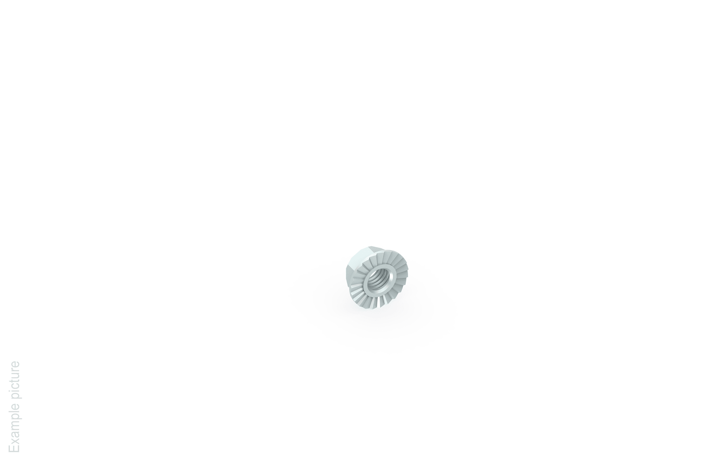 FEMI-CZ - DADO ESAG.FLANG. M6 Z.ELETTR. 100PZ E