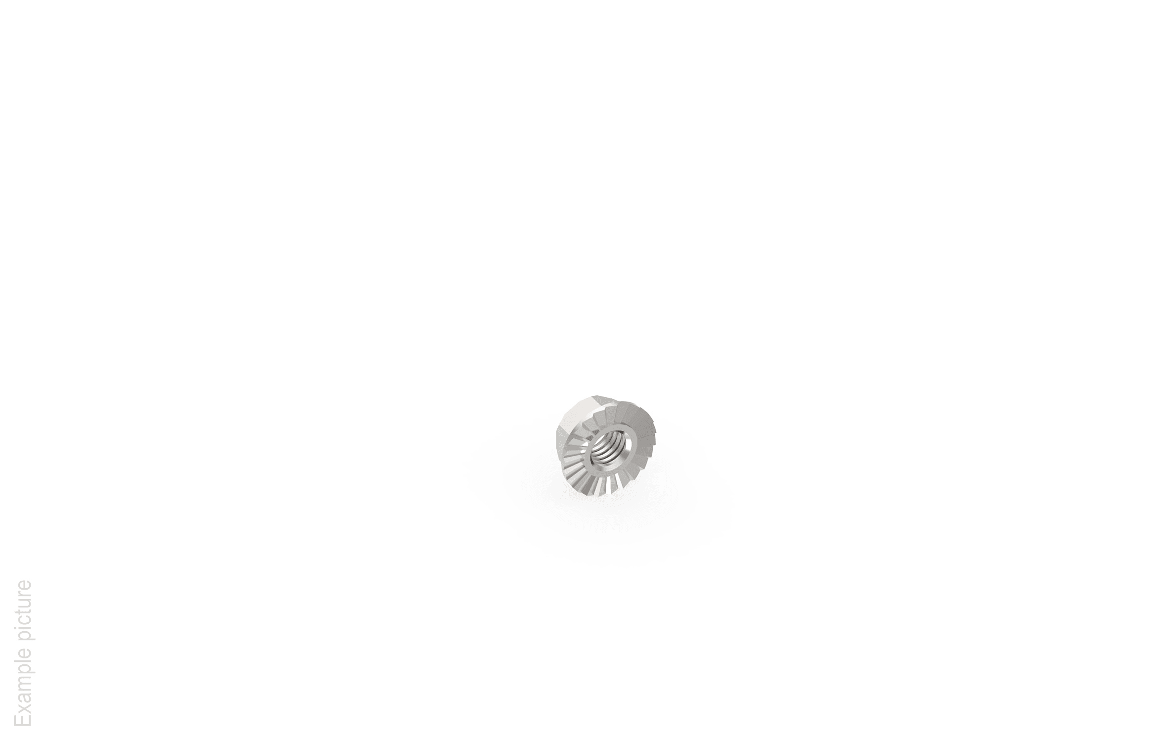 FEMI-CZ - DADO ESAG.FLANG. M6 AISI 316 100PZ Y