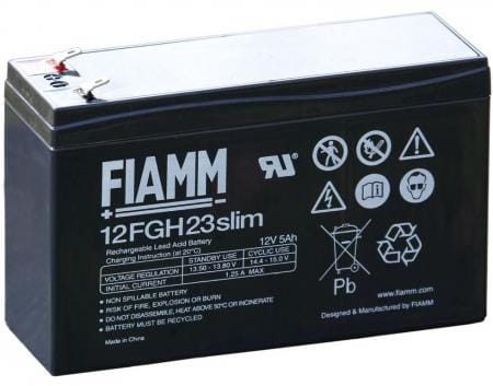 FIAMM ENERGY TECHNOLOGY - BATTERIA FGH 12V 5,0AH SLIM