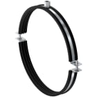 FISCHER - Collare LGS 125 per canali d'aria circolari, isolamento acustico, facile installazione, adattabile a tubi da 125 mm, filettatura M8/M10.