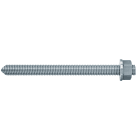 FISCHER - Barra RG M22x280 in acciaio zincato classe 5.8, ideale per ancoranti chimici fischer, adatta a fissaggi di macchinari e strutture metalliche interne.