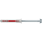 FISCHER - DUOXPAND 10x80 FUS: tassello prolungato bimateriale con vite premontata zincata, flangiato, impronta TX, collarino anti-corrosione, per metallo.