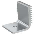 FISCHER - La staffa RAB Ã¨ un accessorio compatibile con il gancio a pinza CH AL che, grazie alla zigrinatura, connette il gancio alla struttura di supporto.