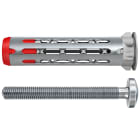 FISCHER - Duohm 6x55 s pz tassello/vite in acciaio, nylon e fibra-vetro per cartongesso, gessofibra e legno. Installazione senza attrezzi speciali.