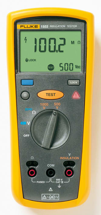 FLUKE - Fluke 1503 Tester d'isolamento, 500/1000V, 2GOhm, continuità 200mA