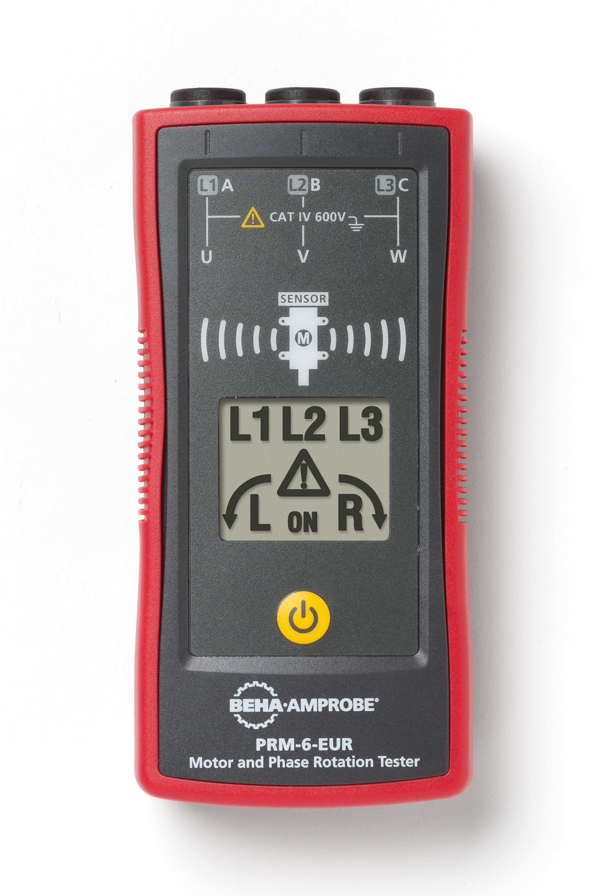 BEHA AMPROBE - PRM-6-EUR Tester di rotazione delle fasi e del motore display LCD+punt
