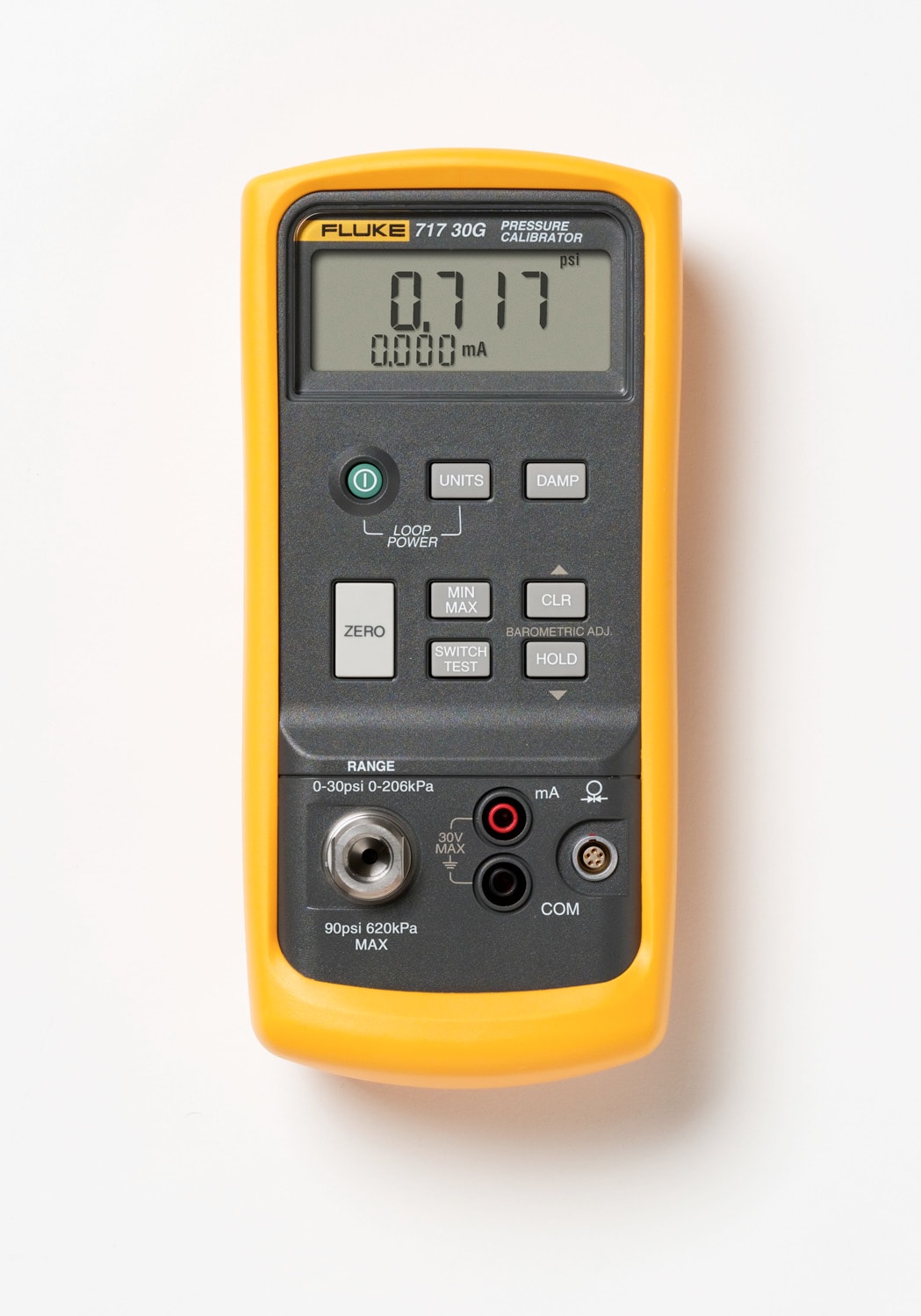 FLUKE - Fluke 717 30G Calibratore di pressione, 2bar, switch test, display su due linee