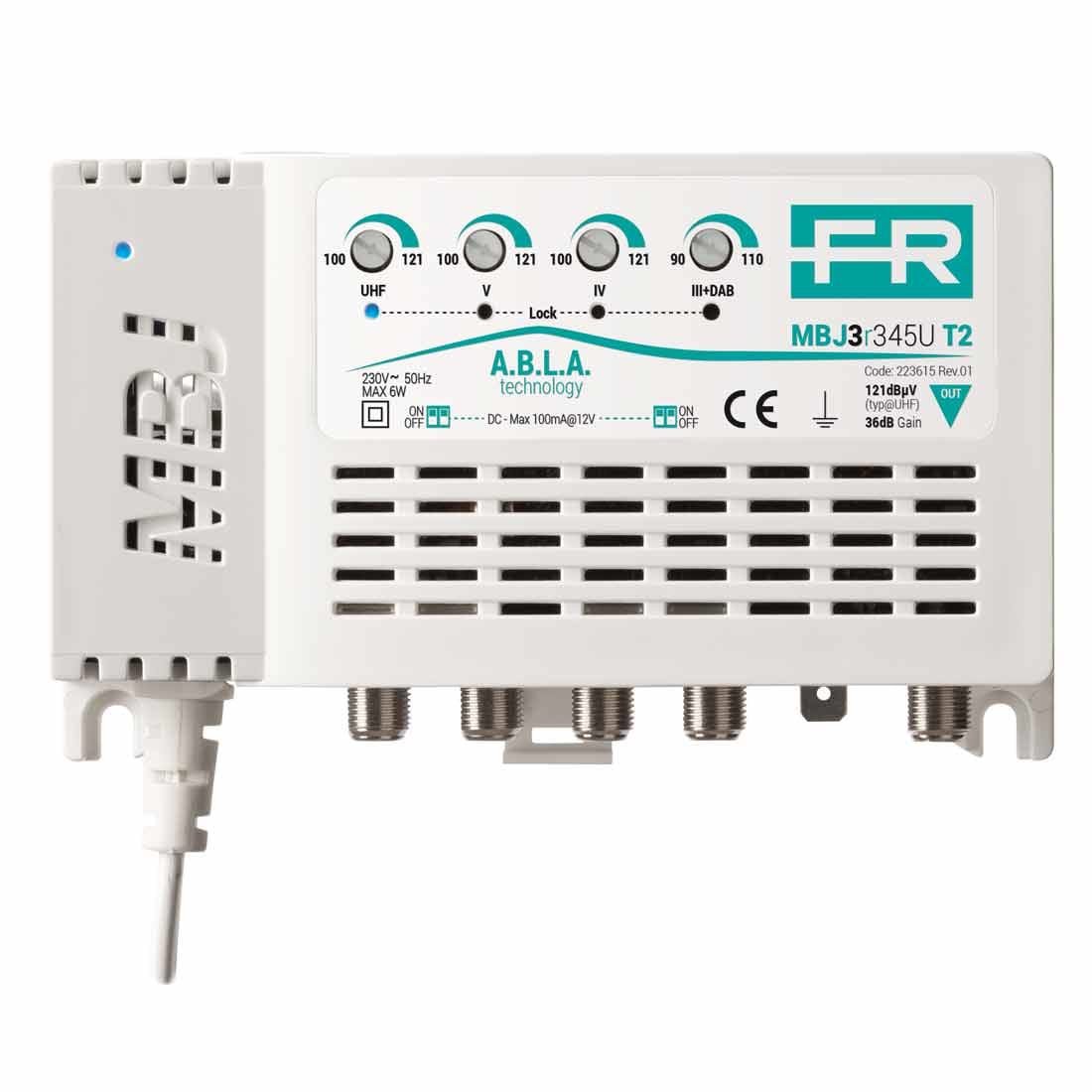 FRACARRO RADIOINDUSTRIE - MBJ3R345U T2 CENTR.4IN 3+DAB,4,5,U T2
