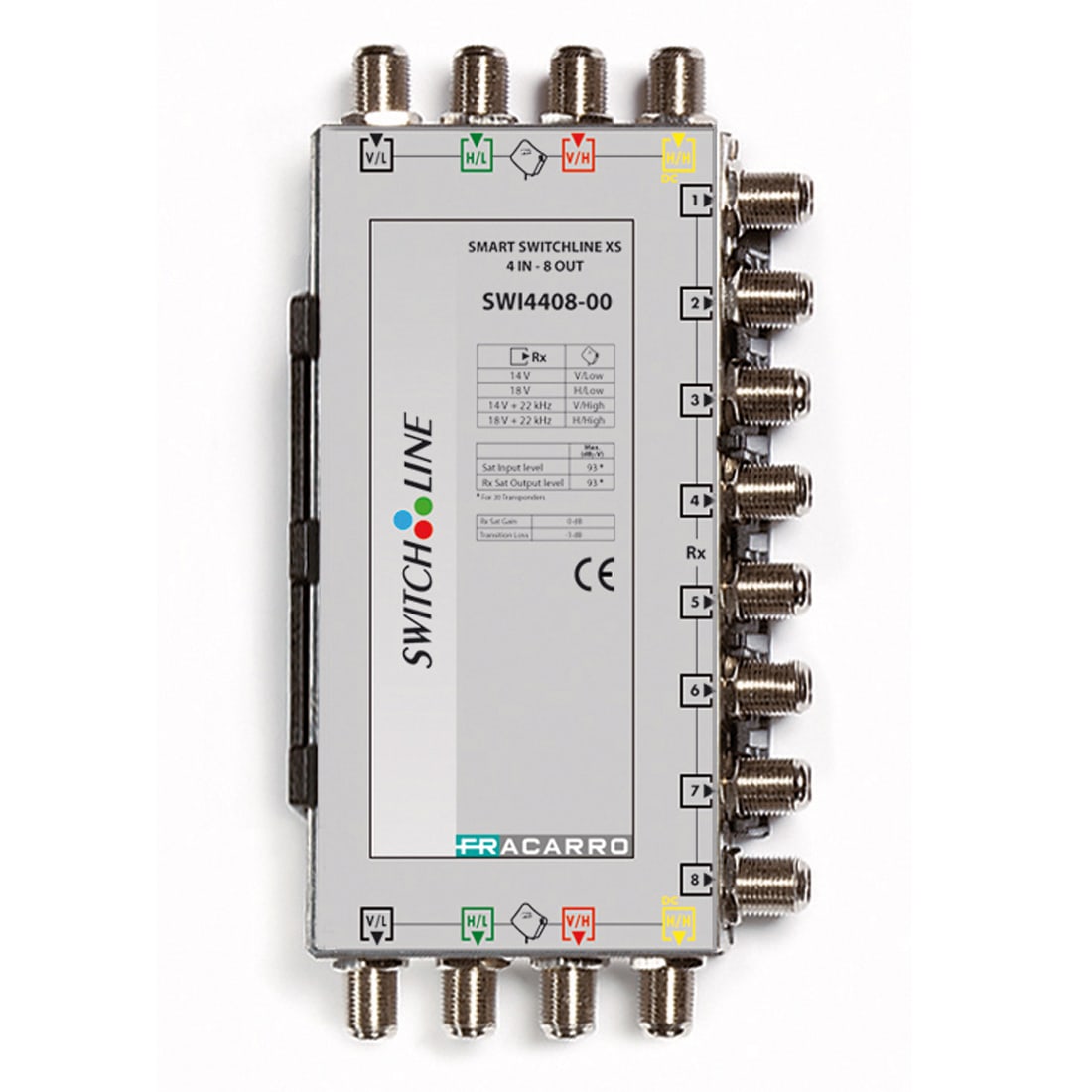 FRACARRO RADIOINDUSTRIE - SWI4408-00 SMART SWLINE XS4*8 -0DB