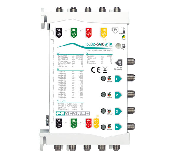 FRACARRO RADIOINDUSTRIE - SCD2-5416WTA MSW SCD2 5IN WB 4OUT FVM