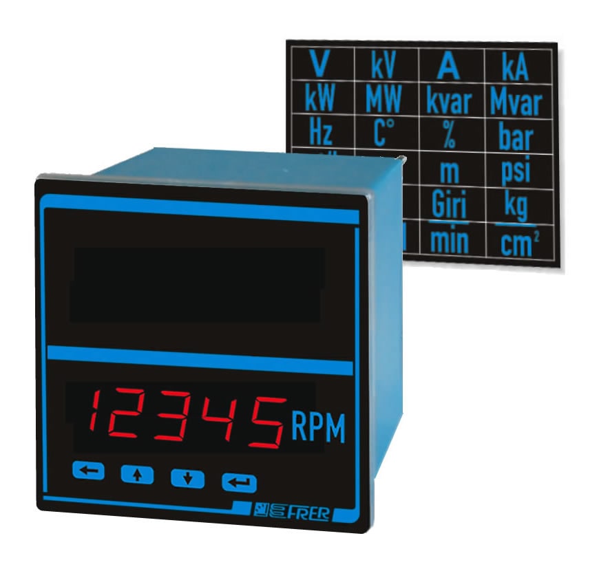 FRER - DPM 96X96 4  PROG DC MA-V AUX.80-260V