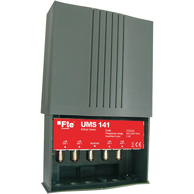 FTE MAXIMAL - UMS141 COMMUTATORE DISEQC 4 IN E 1 OUT
