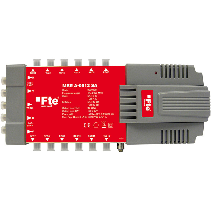 FTE MAXIMAL - MSRA0512 MULTISWITCH RADIALE 5 ING. 12 U