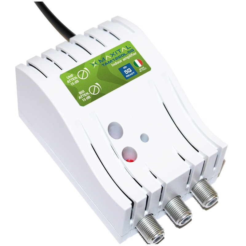 FTE MAXIMAL - TAM1220L-5G AMP. LINEA VHF/UHF 25DB 2OUT
