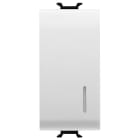 GEWISS - INTERRUTTORE UNIPOLARE 250V ac - 16AX ILLUMINABILE - CON DIFFUSORE - 1 MODULO - BIANCO LUCIDO - CHORUSMART