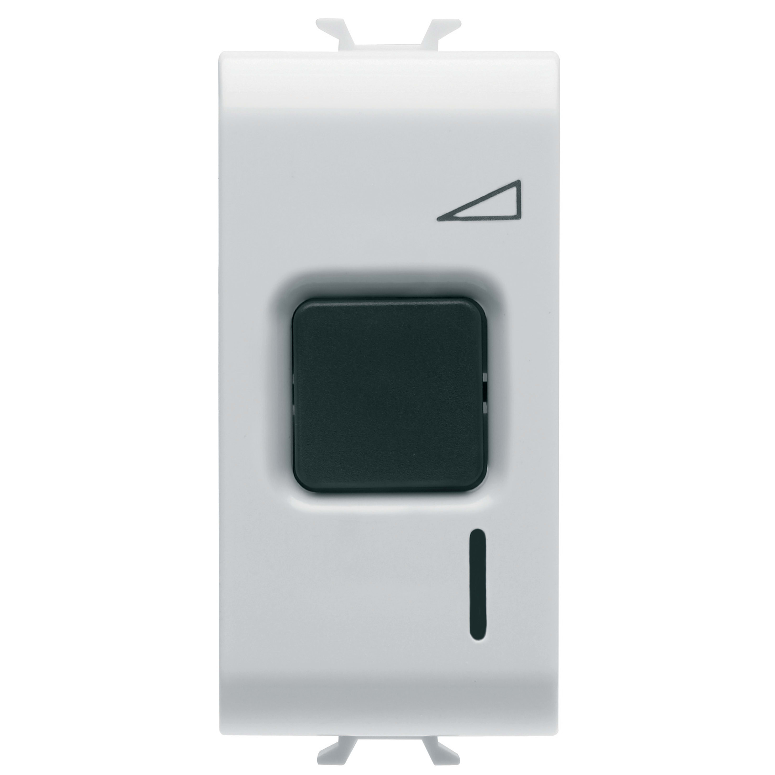 GEWISS - REGOLATORE ELETTRONICO - A PULSANTE - 230V ac 50/60Hz - RESISTIVO 60-500W / INDUTTIVO 60-500VA - 1 MODULO - BIANCO LUCIDO  CHORUSMART