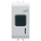 GEWISS - REGOLATORE ELETTRONICO - A PULSANTE - 230V ac 50/60Hz - RESISTIVO 60-500W / INDUTTIVO 60-500VA - 1 MODULO - BIANCO LUCIDO  CHORUSMART