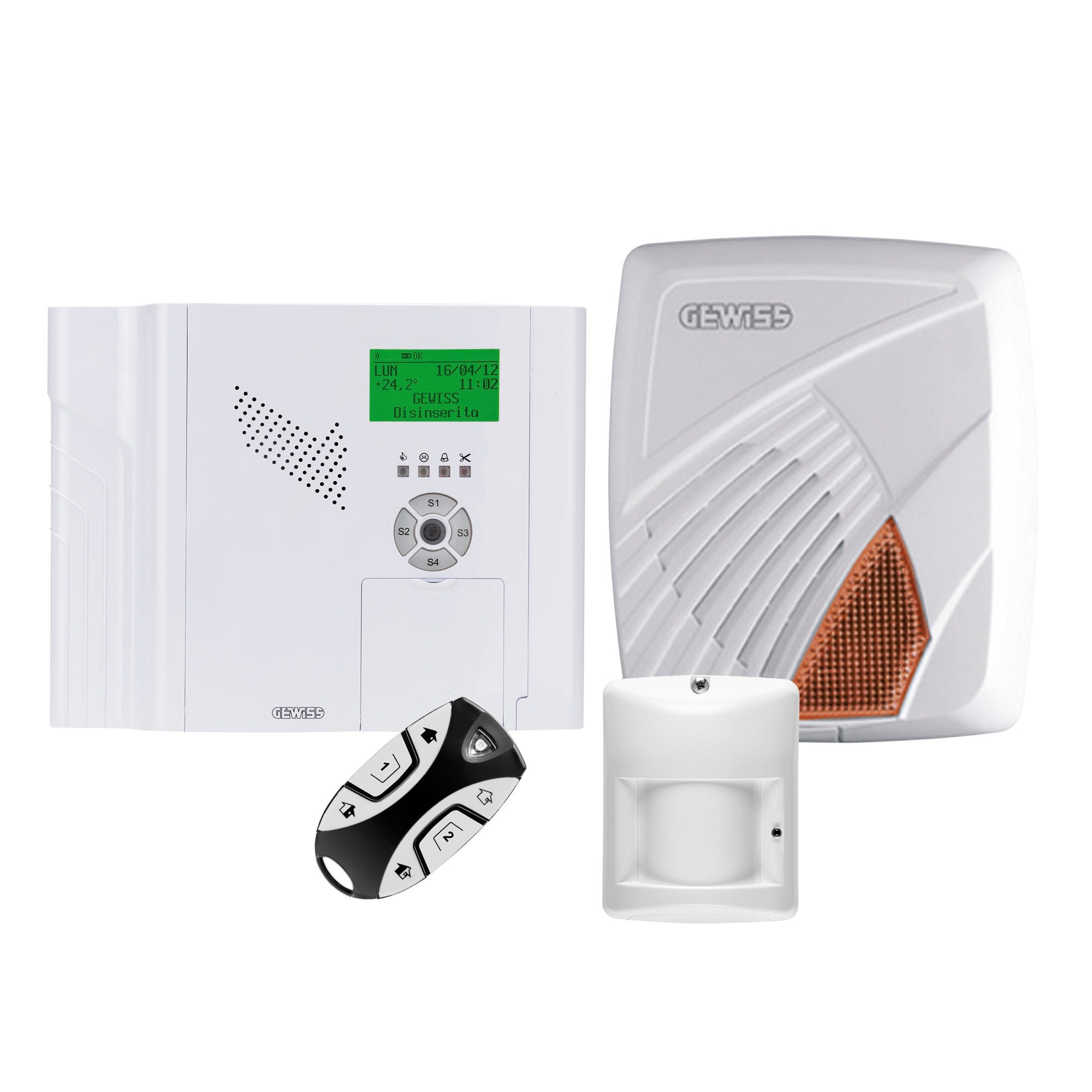 GEWISS - KIT BASE ANTINTRUSIONE - BIANCO - CHORUSMART