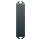 GEWISS - DEVIATORE UNIPOLARE 250V ac - 10AX - NEUTRO - 1/2 MODULO - NERO SATINATO - CHORUSMART