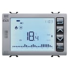GEWISS - CRONOTERMOSTATO PROGRAMMATORE CON GESTIONE UMIDITÀ - KNX - 3 MODULI - TITANIO - CHORUSMART