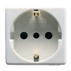 GEWISS - PRESA STANDARD ITALIANO/TEDESCO 250V ac - 2P+T 16A - P30 - 2 MODULI- SYSTEM WHITE