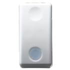 GEWISS - PULSANTE UNIPOLARE 250V ac - NA 10A - ILLUMINABILE - CON LENTE NEUTRA SOSTITUIBILE - 1 MODULO - SYSTEM WHITE