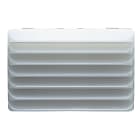 GEWISS - LAMPADA SEGNAPASSO CON DIFFUSORE PIANO - 12/24V - OPALE - 3 MODULI - SYSTEM
