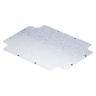 GEWISS - PIASTRA DI FONDO CON VITI DI FISSAGGIO AUTOFILETTANTI - PER CASSETTE 300X220 - IN LAMIERA ZINCATA
