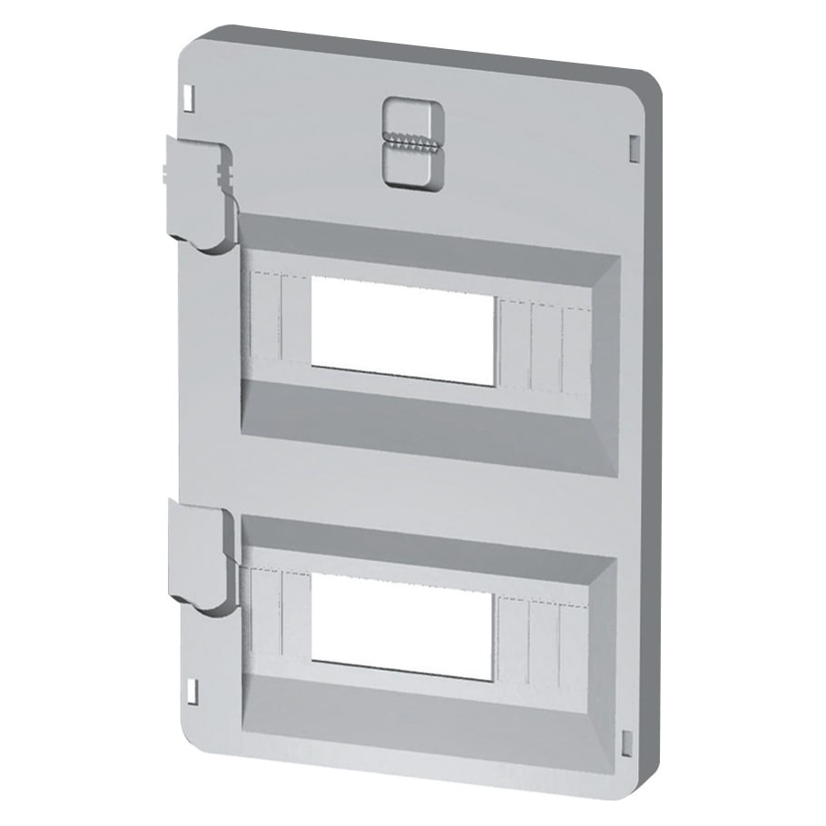 GEWISS - PANNELLO FRONTALE FINESTRATO 32 MODULI QUADRI 396X474 - GRIGIO RAL 7035