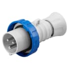 GEWISS - SPINA MOBILE DIRITTA HP - IP66/IP67/IP68/IP69 - 2P+T 16A 200-250V 50/60HZ - BLU - 6H - CABLAGGIO RAPIDO