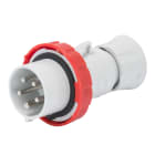 GEWISS - SPINA MOBILE DIRITTA HP - IP66/IP67/IP68/IP69 - 3P+N+T 16A 380-415V 50/60HZ - ROSSO - 6H - CABLAGGIO RAPIDO