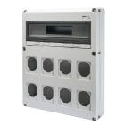 GEWISS - Q-DIN 20 MODULI - 8 FLANGE IEC 16/32A IP44/67 - IP65
