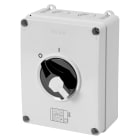 GEWISS - INTERRUTTORE SEZIONATORE ROTATIVO - HP - COMANDO - CASSETTA IN MATERIALE ISOLANTE - 63A 4P - MANOPOLA NERA LUCCHETTABILE - IP66/67/69