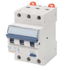 GEWISS - INTERRUTTORE MAGNETOTERMICO DIFFERENZIALE COMPATTO - MDC 60 - 3P CURVA C 25A TIPO AC Idn=0,03A - 3 MODULI