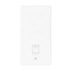 GEWISS - TASTO INTERCAMBIABILE CON SIMBOLO SCALDABAGNO ILLUMINABILE - 1 MODULO - BIANCO LUCIDO - SYSTEM PURA