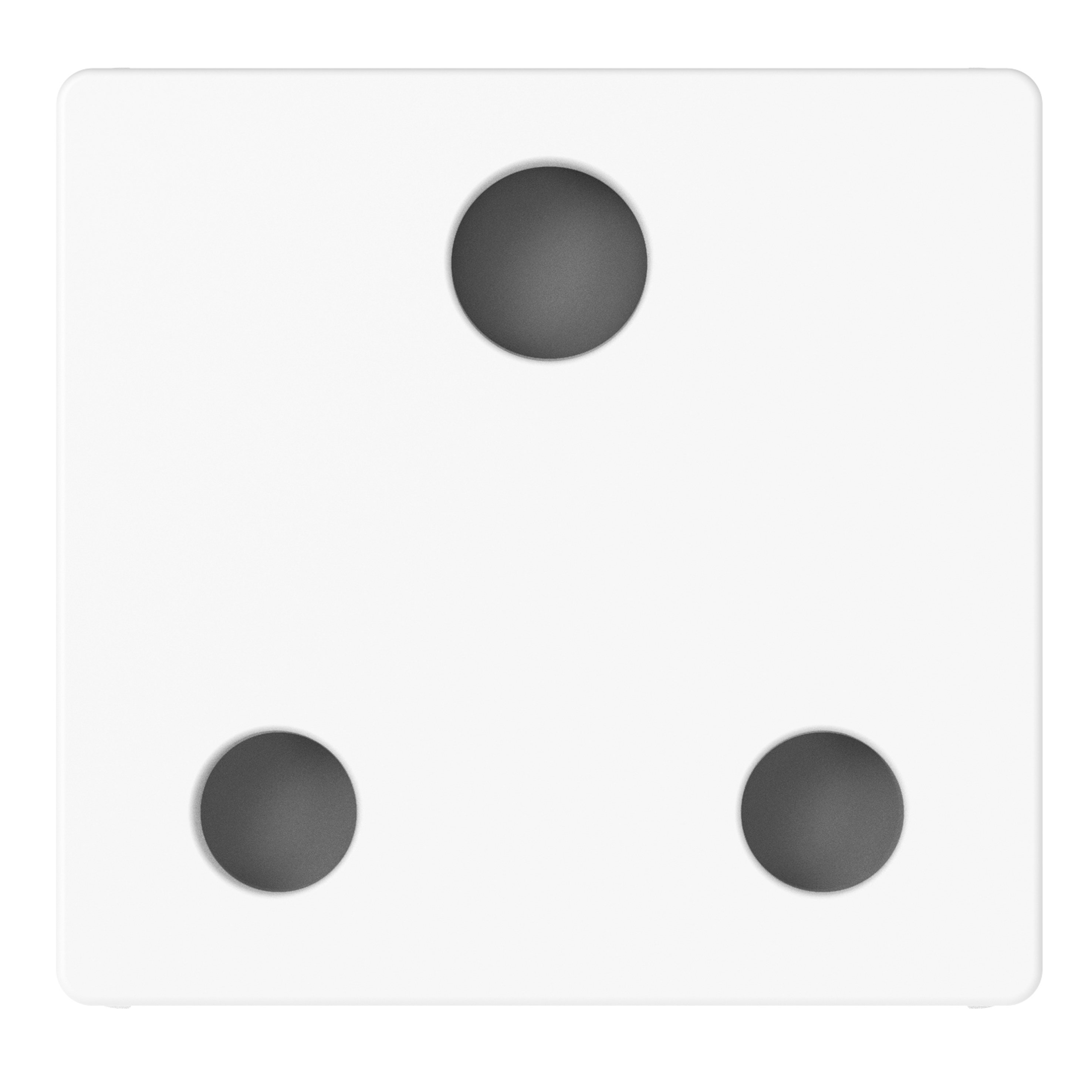 GEWISS - PRESA STANDARD INGLESE 250V AC - 2P+T 16A - 2 MODULI - BIANCO LUCIDO
