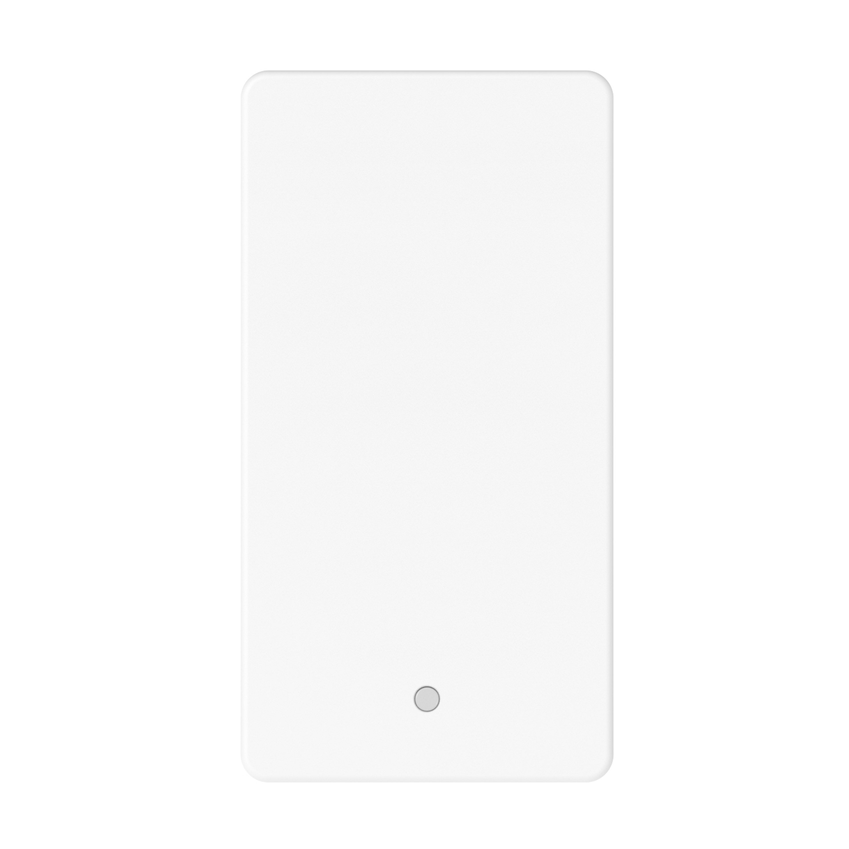 GEWISS - PULSANTE UNIPOLARE 250V AC - NA 10A - CON LED BIANCO 230V AC - 1 MODULO - BIANCO LUCIDO - SYSTEM PURA
